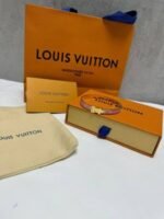 Louis Vuitton Women's LV Leather Logo Bracelets - Image 4