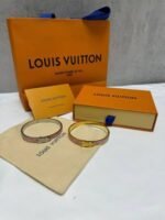 Louis Vuitton Women's LV Leather Logo Bracelets - Image 2