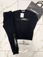 Moncler Crew Neck Logo Printed Tracksuits For Men's - Image 3