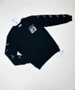 Off-White Crew Neck Jumpers For Men's in Black Color