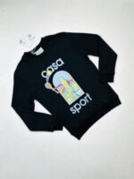 Casablanca Case Sport Graphic Printed Jumpers For Men's in Black Color - Image 2