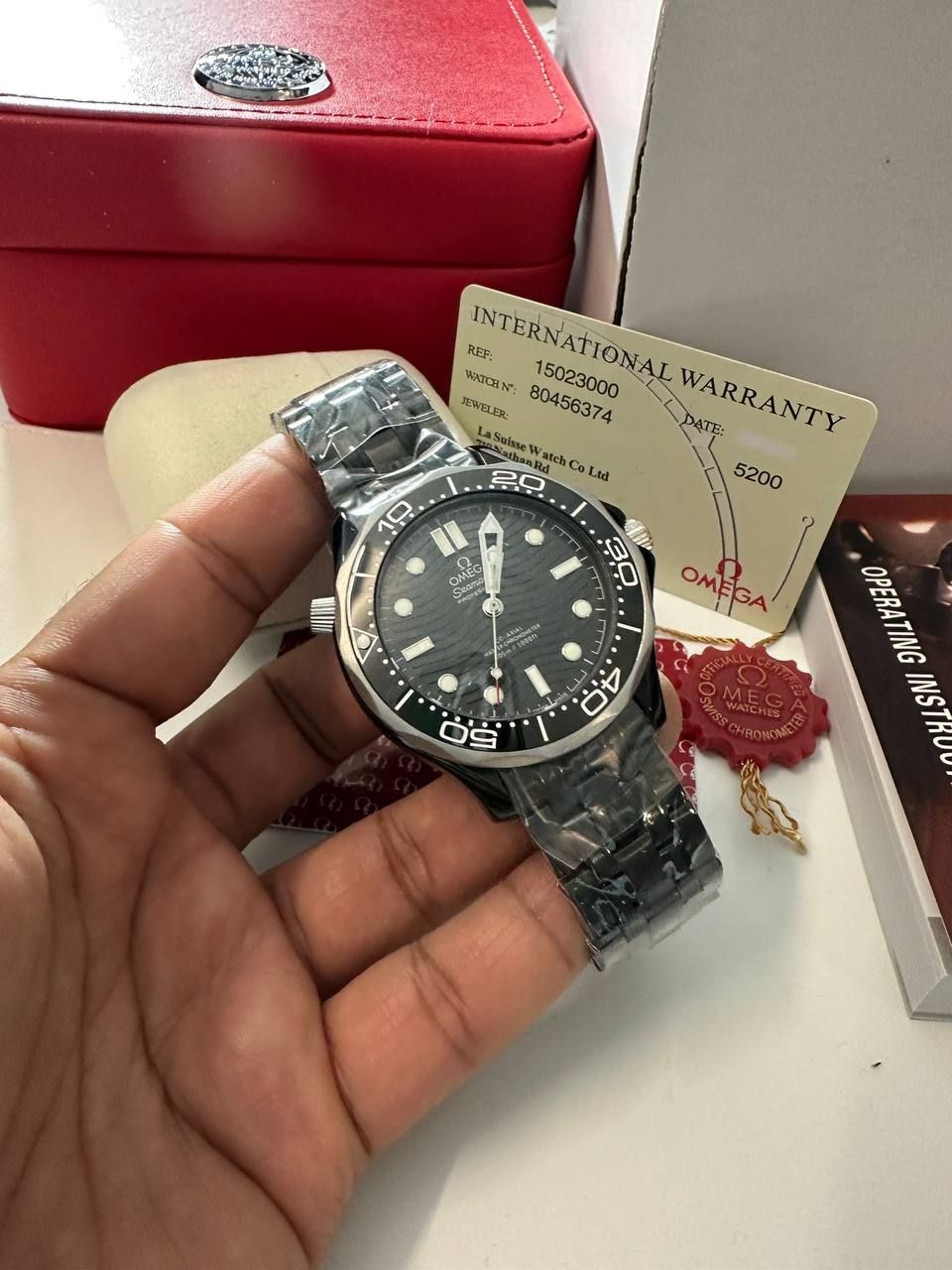 4665087051.jpg Omega Seamaster Diver Men's Watch in Black - Image 1