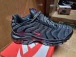 Nike Air Max Plus Metal Mesh Black Red Trainers For Men's