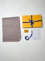 Louis Vuitton LV Monogram Women's Two Tone Logo Cashmere Scarf - Image 3
