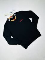 Burberry Crew Neck Jumpers For Men's in Black Color