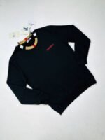 Burberry Crew Neck Jumpers For Men's in Black Color - Image 2