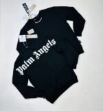 Palm Angels Curved Logo Knitwear Jumpers