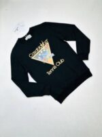 Casablanca Paris Tennis Club Icon Crew Neck Jumper For Men's in Black Color - Image 2