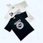 Gucci Men's Women's GG Logo T-Shirts Black White - Image 2