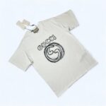 Gucci Men's Women's GG Logo T-Shirts Black White - Image 3