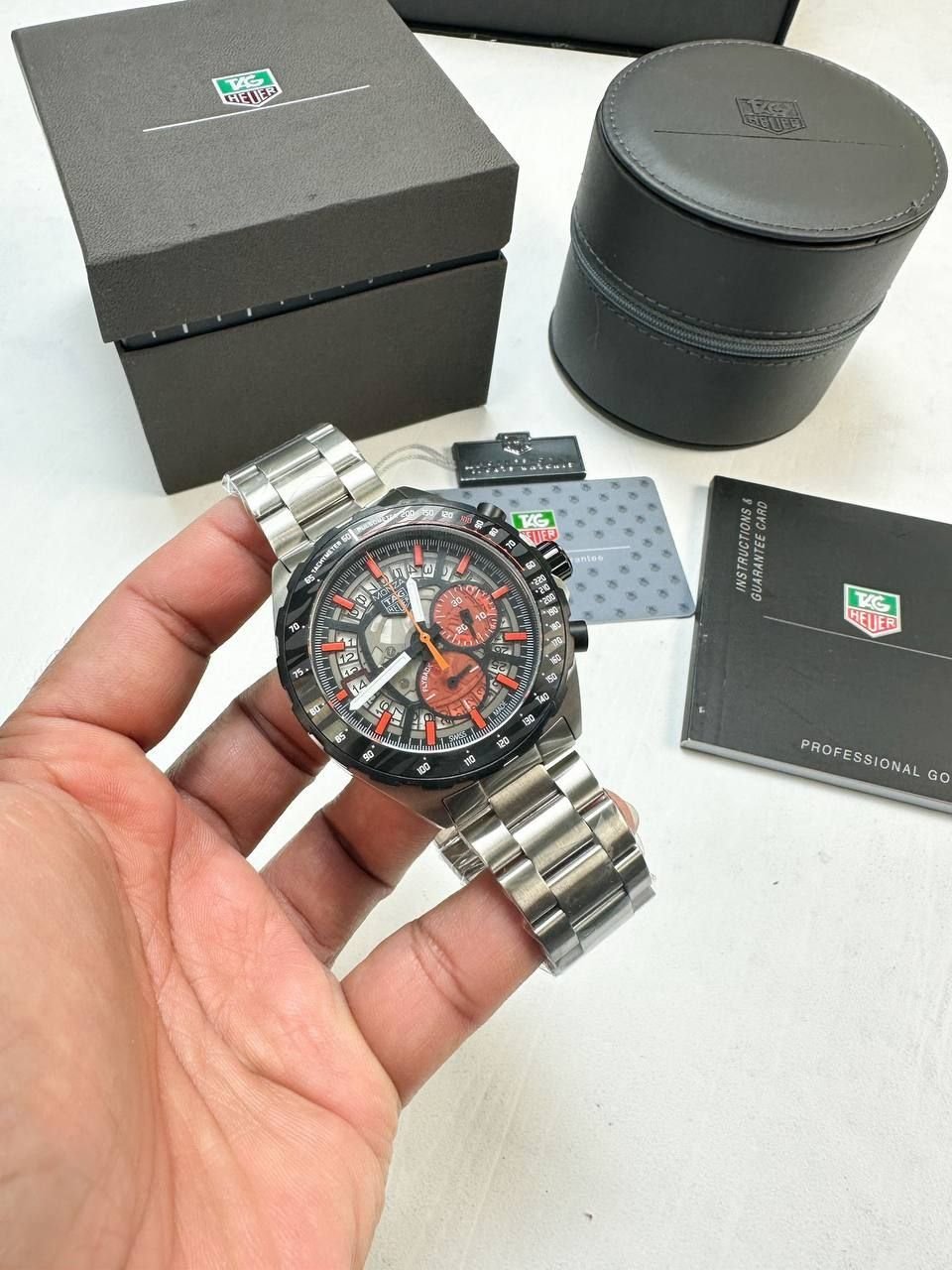 4692689628.jpg TAG Heuer Monza Limited Edition Silver Steel Chronograph Men’s Watch - Image 1