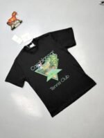 Casablanca Icon Tennis Club T-shirts Black White Sale UK - Image 2