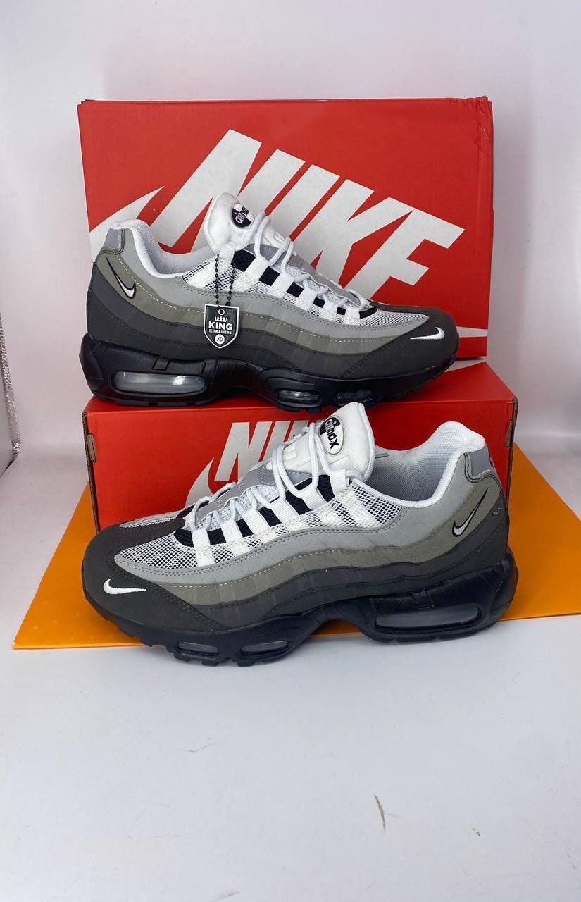 4694441052.jpg Nike Air Max 95 Jewel Swoosh Grey Trainers For Men's - Image 1