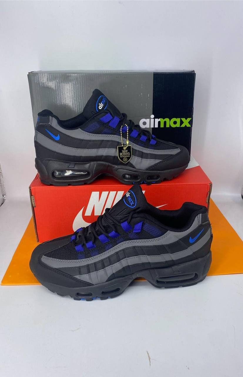 4694460947.jpg Nike Air Max 95 Jewel Black Deep Royal Trainers For Men's - Image 1