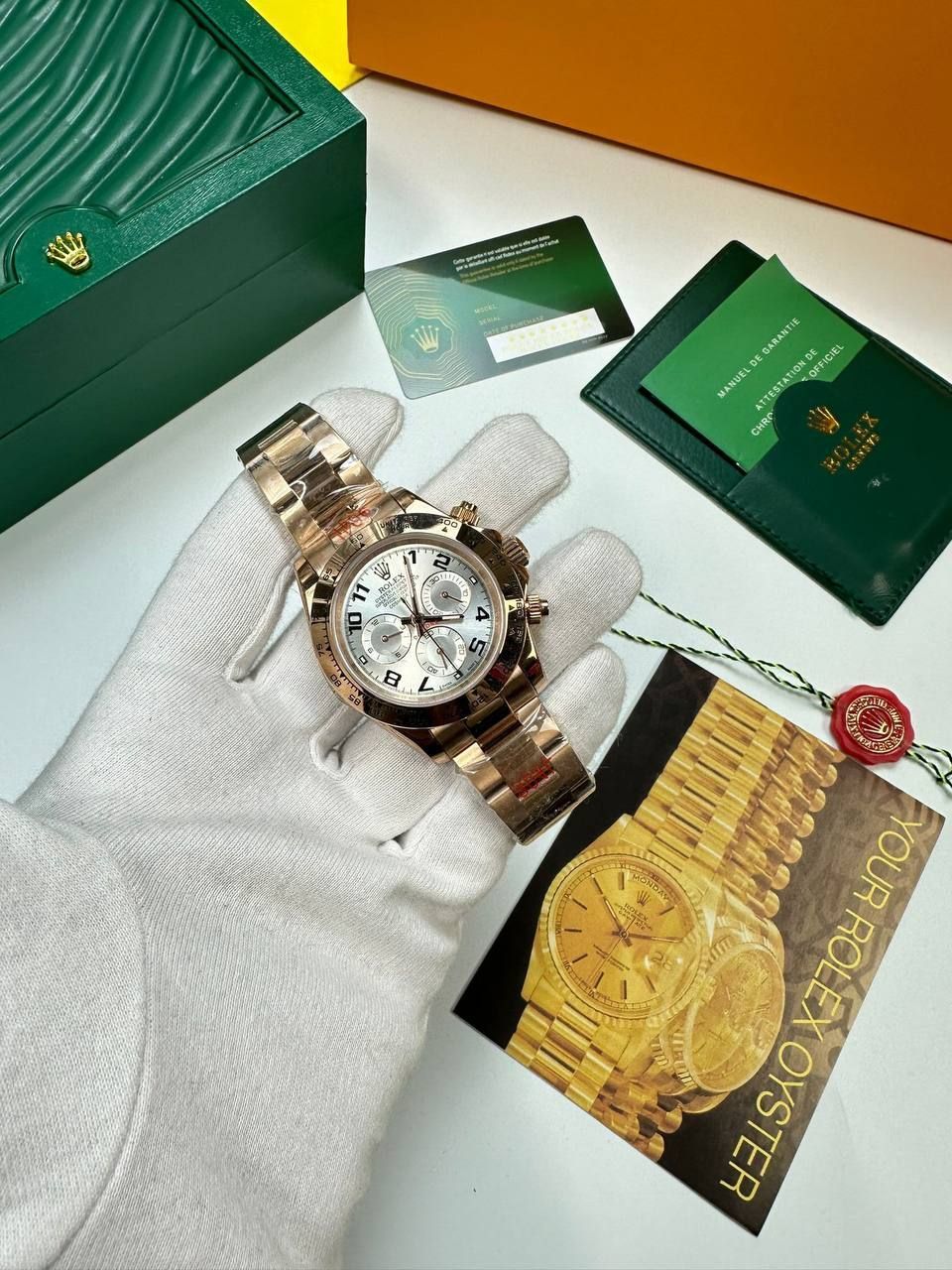 Rolex Daytona Rose Gold White Ivory Dial Replica Watch Rolex Daytona Rose Gold White Ivory Dial Replica Watch
