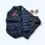 Parajumpers Puffer Jacket For Men's in Navy Blue Color - Image 3