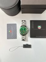 TAG Heuer Formula 1 Chronograph x Red Bull Racing Green Bezel and Dial Watch for Men's