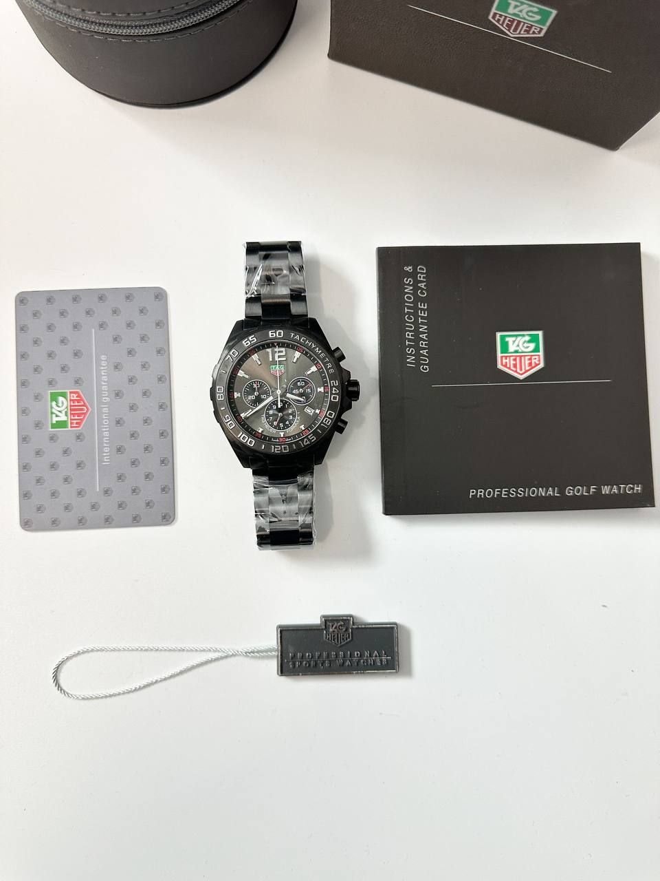4727367181.jpg TAG Heuer Formula 1 Chronograph Watch for Men's All Black - Image 1