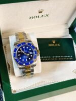Rolex Submariner Golden and Silver Strap Blue Dial Watch for Men's AAA Quality Watch - Image 2