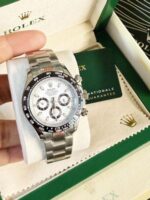 Rolex Daytona Cosmograph White Dial Panda AAA Quality Men's Watch - Image 2