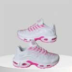 Nike Air Max Plus Pink Fade White Trainers For Women's - Image 2