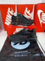 Nike Air Max Plus Black Red Reflective Trainers For Men's - Image 2