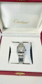 Santos de Cartier Galbee watch For Women's in Silver - Image 2