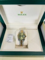 Rolex Datejust Ladies Yellow Gold Stainless Steel Champagne Dial Women's Watch