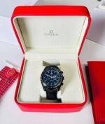 Omega Speedmaster Mission To The Moon phase Black Snoopy Men's Watch