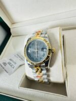 Rolex Datejust Two Tone Champagne Golden Dial Women's Watch - Image 2