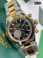 Rolex Cosmograph Daytona Two Tone Yellow Gold Black Dial Men's Watch - Image 2