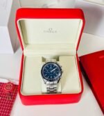 Omega Speedmaster Planet Black and Silver Men's Watch