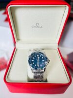 Omega Seamaster Diver Blue Titanium Chronograph Men's Watch