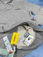 Off-White Helvetica Logo Printed Men's Hoodies in 2 Colors - Image 5