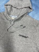 Off-White Helvetica Logo Printed Men's Hoodies in 2 Colors - Image 6
