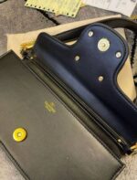 Valentino VLogo Signature Foldover Top Shoulder Bag For Women's - Image 4