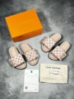 Louis Vuitton Women's Pool Pillow Flat LV Logo Sliders - Image 2