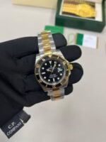 Rolex Submariner Black Dial Men's Watch in Two Tone Chain Straps - Image 2