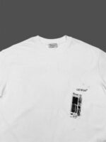 Off-White Scan Arrow Over T-shirt For Men's in 2 Colors - Image 5