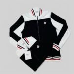 Moncler Track Jacket For Men's in Black Color - Image 2