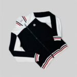 Moncler Track Jacket For Men's in Black Color - Image 4