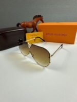 Louis Vuitton Men's Women's LV Metal Frame Sunglasses - Image 3