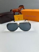 Louis Vuitton Men's Women's LV Metal Aviator Sunglasses - Image 2