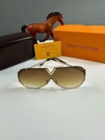 Louis Vuitton Men's Women's LV Metal Frame Sunglasses