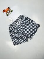 Dior Mesh Print Short Men's in Black Color