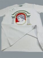 Casablanca La Medaille-Print Crew Neck Casual Men's T Shirts in 2 Colors - Image 6