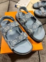 Louis Vuitton Women's Denim Paseo Flat Comfort Sliders