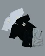 Moncler Logo Printed T-Shirts & Shorts Sets For Men's in Different Colors