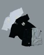 Moncler Logo Printed T-Shirts & Shorts Sets For Men's in Different Colors - Image 2