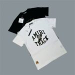 Amiri Track Logo T-Shirts For Men's in 2 Colors